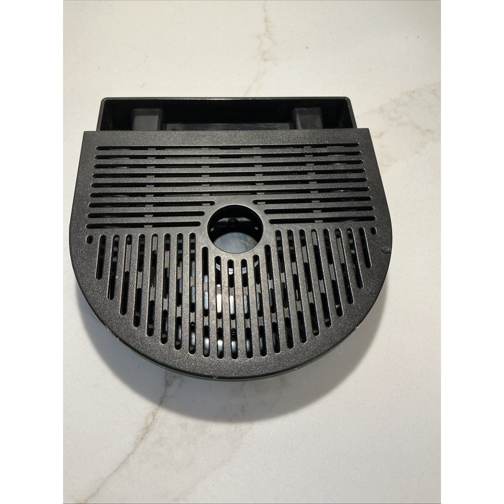 Keurig K-Cafe K84 K83 Two-Piece OEM Replacement Parts Drip Tray With Grate Black